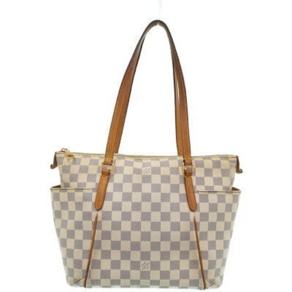Louis Vuitton Damier Azur White Totally PM Tote Bag - Picture 1 of 8